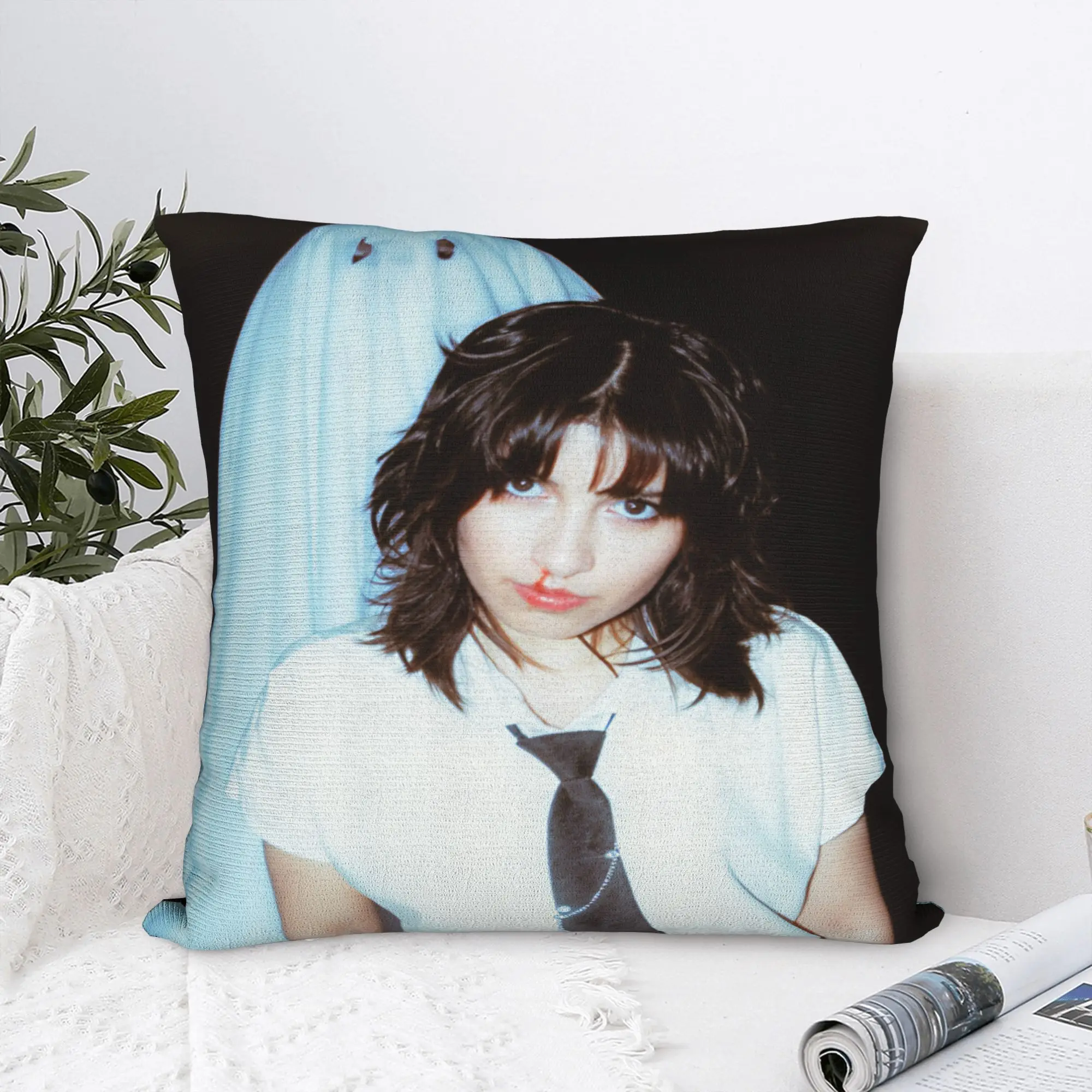 Pillow Cover V VIOLENT VIRA Lover Of A Ghost  Vintage Pillow Case For Living Room Chair Pillowcases
