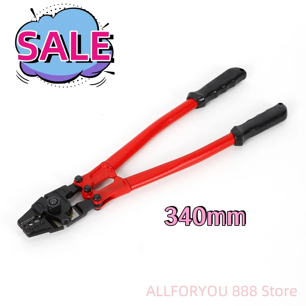 

1/8" Crimping Tool Steel Wire Rope Cable Cutter Crimper Hand Swager Swaging Tool With Carbon Steel Material