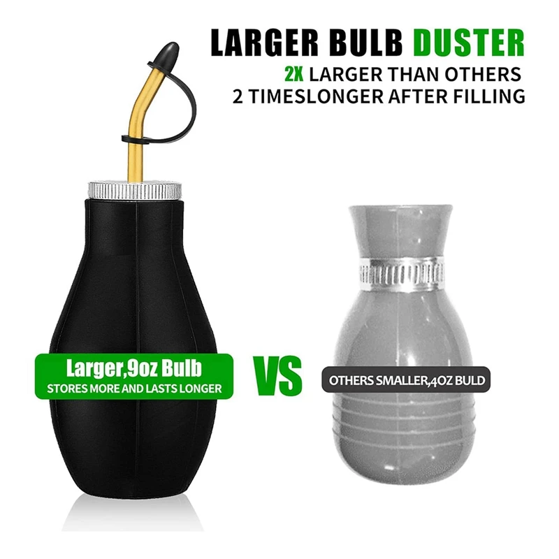 Bulb Duster Sprayer Insect Buster Handheld, Applicator Dispenser For Diatomaceous Earth Other Home Powder Applications