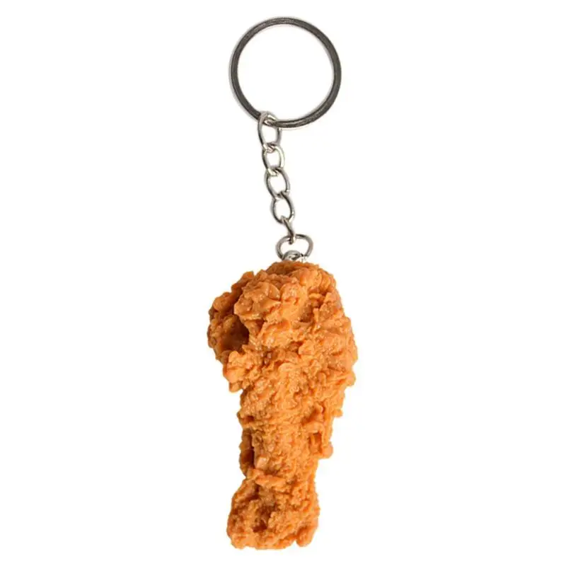 Chicken Wing Keychain Car Keys Keychain For Men Keychain Clip Simulation Food Pendant A UniqueFun Accessory For Handbag Purse