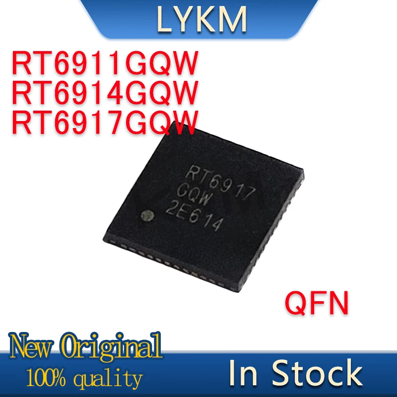 2/PCS New Original RT6911GQW  RT6914GQW QFN40 RT6917GQW QFN48 LCD chip In Stock