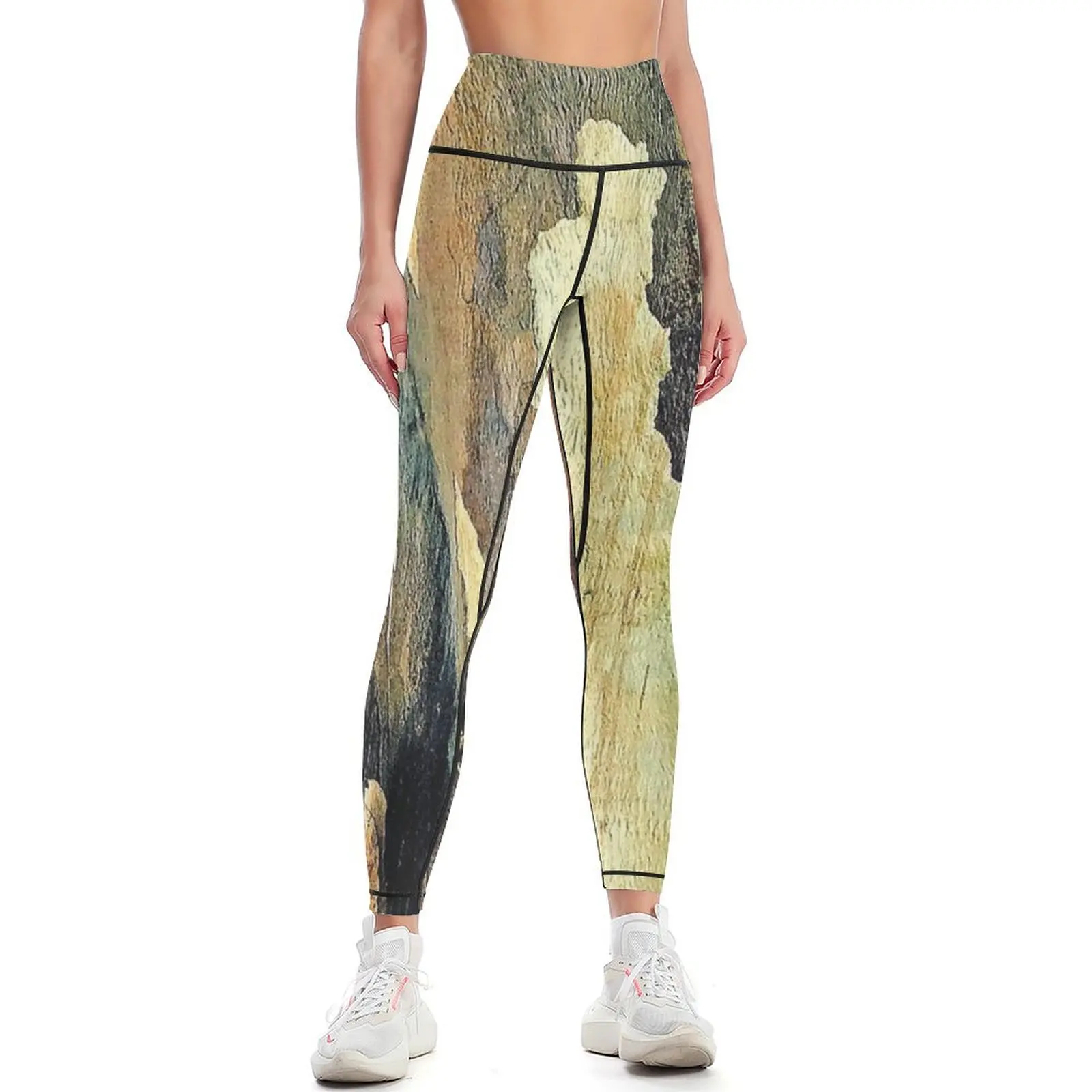 

Elegantly Rugged Exquisite Artistic Tree Bark Close-Up Leggings gym's clothing Sportswear woman gym Women's gym Womens Leggings