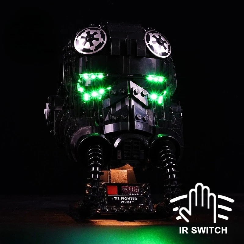 

Комплект светодиодного освещения подходит для шлема-пилота Star TIE Fighter 75274 (не включая строительные блоки)