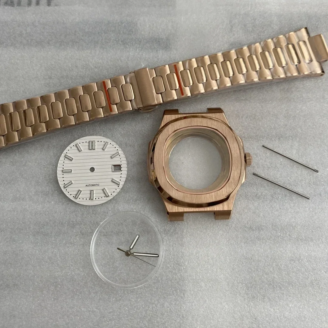 Корпус для часов из полипропилена, 40 мм, детали ремешка для часов, сапфировое стекло для модифицированного механизма Nautilus Sek Nh35 Nh36, водонепроницаемая сталь 316L