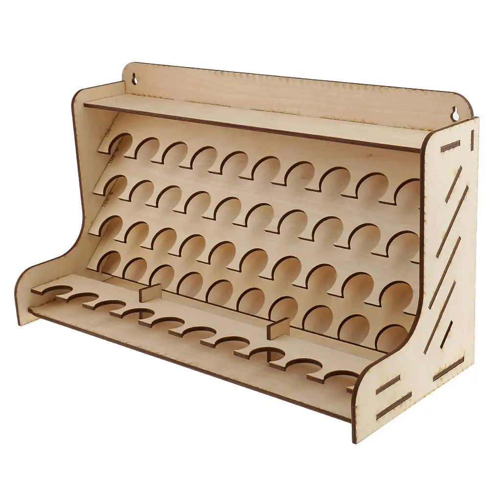 Estante para botellas de pintura de madera, soporte organizador Modular, herramienta de pintura maestra, estante para botellas de pintura para pigmento de pintura artística DIY