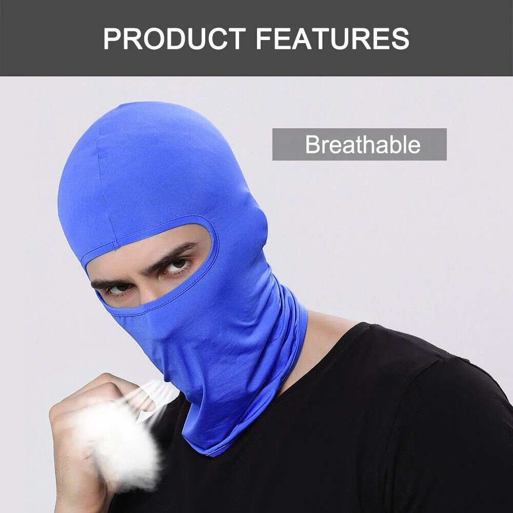 Cycling Balaclava Sports Men Cap Face Mask Military Army Ice Silk Motorcycle Bandana Summer Bicycle UV Protection Women Lycra