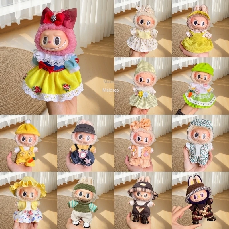 

For 17cm Labbubu Clothes Labubu Doll Accessories DIY Doll Accessories Gifts
