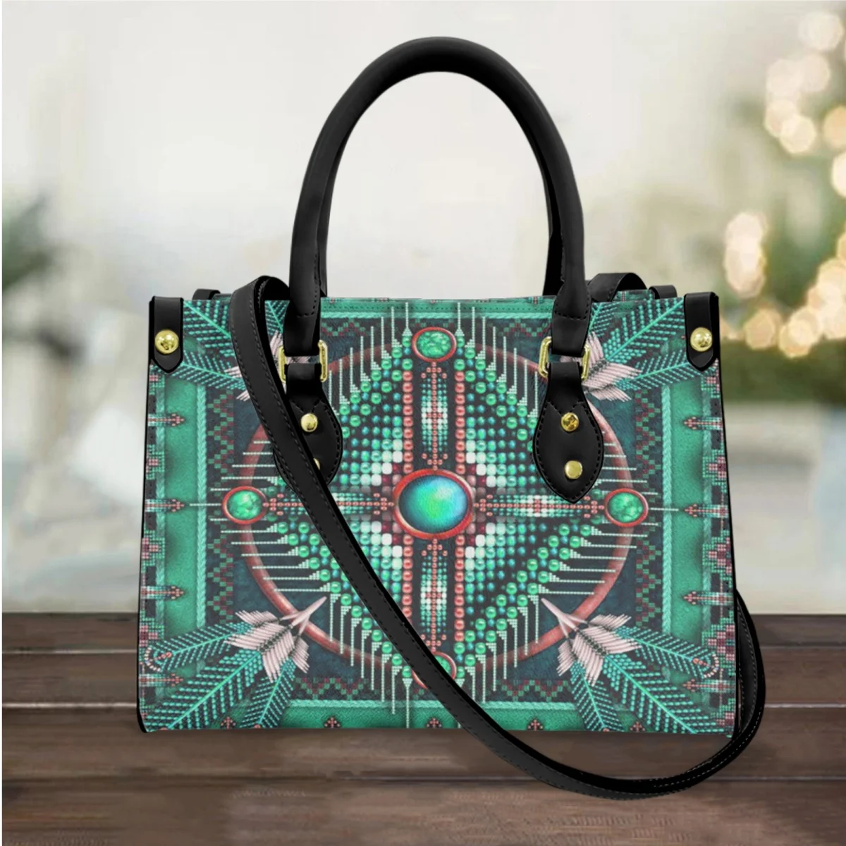 

Green American Tribe Women Handbags Casual Shoulder Bags Fashion Top-handle Totes Crossbody Bags for Ladies bolsa feminina 2023