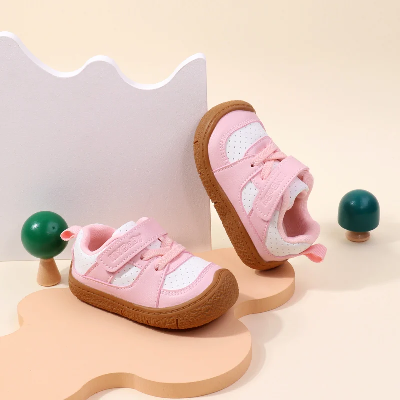 Babyschuhe, hochwertiges Kleinkind, 1–5 Jahre, Gummisohle, rutschfest, weiches PU, für Jungen und Mädchen, Frühlings- und Herbststil, Ooydoor BM06 – Detail 10
