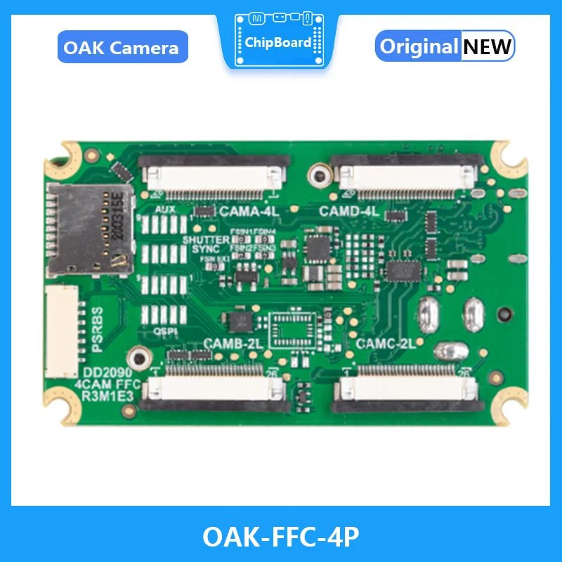 OAK-FFC-4P Split Machine Vision Camera OpenCVAI Embedded Binocular Deep Artificial Intelligence Camera