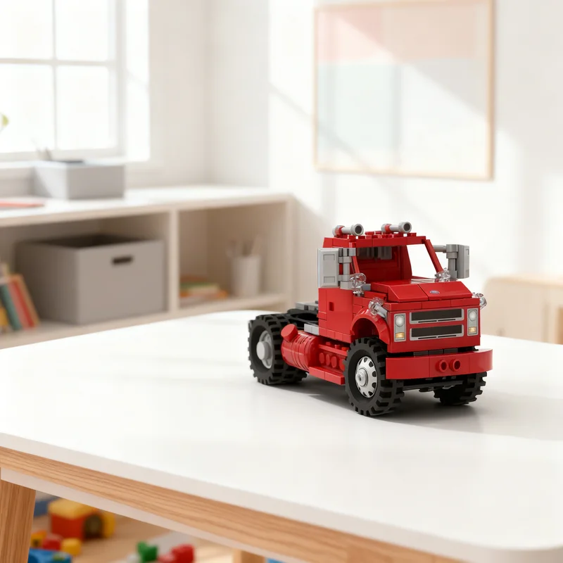 

228pcs MOC Chevy C60 Tractor City Traffic Model Building Blocks Architecture Toys Christmas Gifts Education Kids Creative Idea