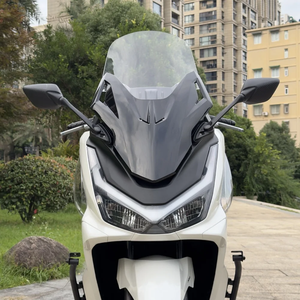 Leading-Edge-For Honda PCX125 PCX160 2025 Motorcycle Side Leg Guard Protector Wind Cover Windshield For PCX 125 160