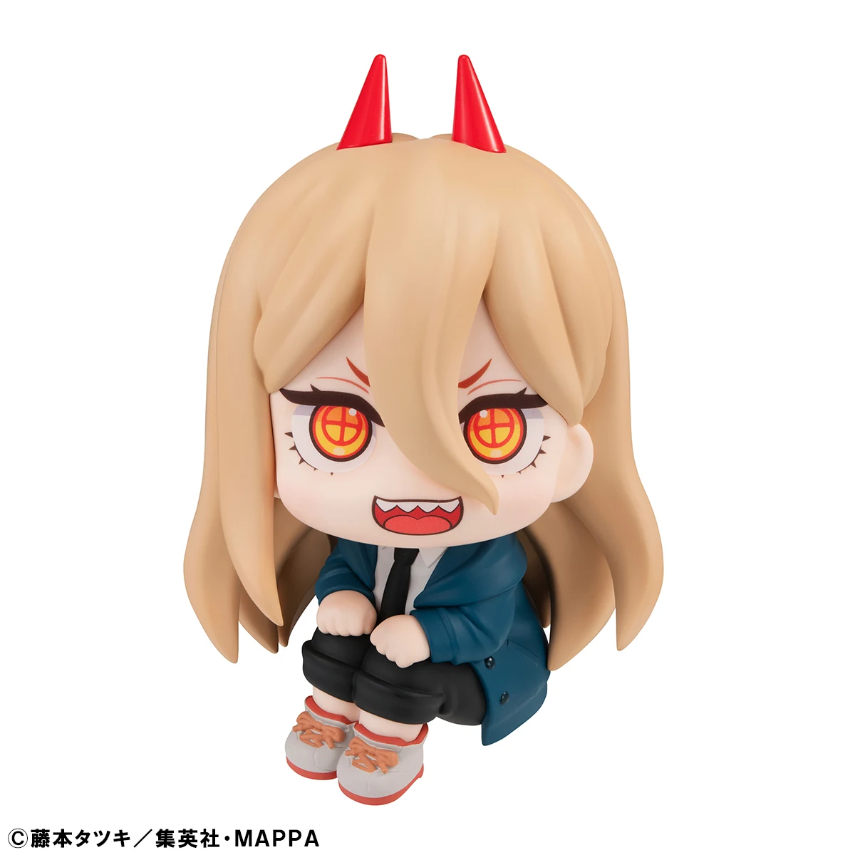 Mega House Look Up Chainsaw Man Makima Power Figurka Anime PVC Kolekcjonerski Model Lalka Ozdoby na Biurko Zabawki Prezenty