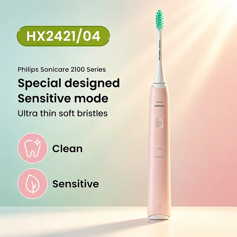 philips-hx2421-electric-toothbrush-2-mode-2-minute-timer-waterproof-and-rechargeable-oral-cleaning-gift-for-valentine's-day