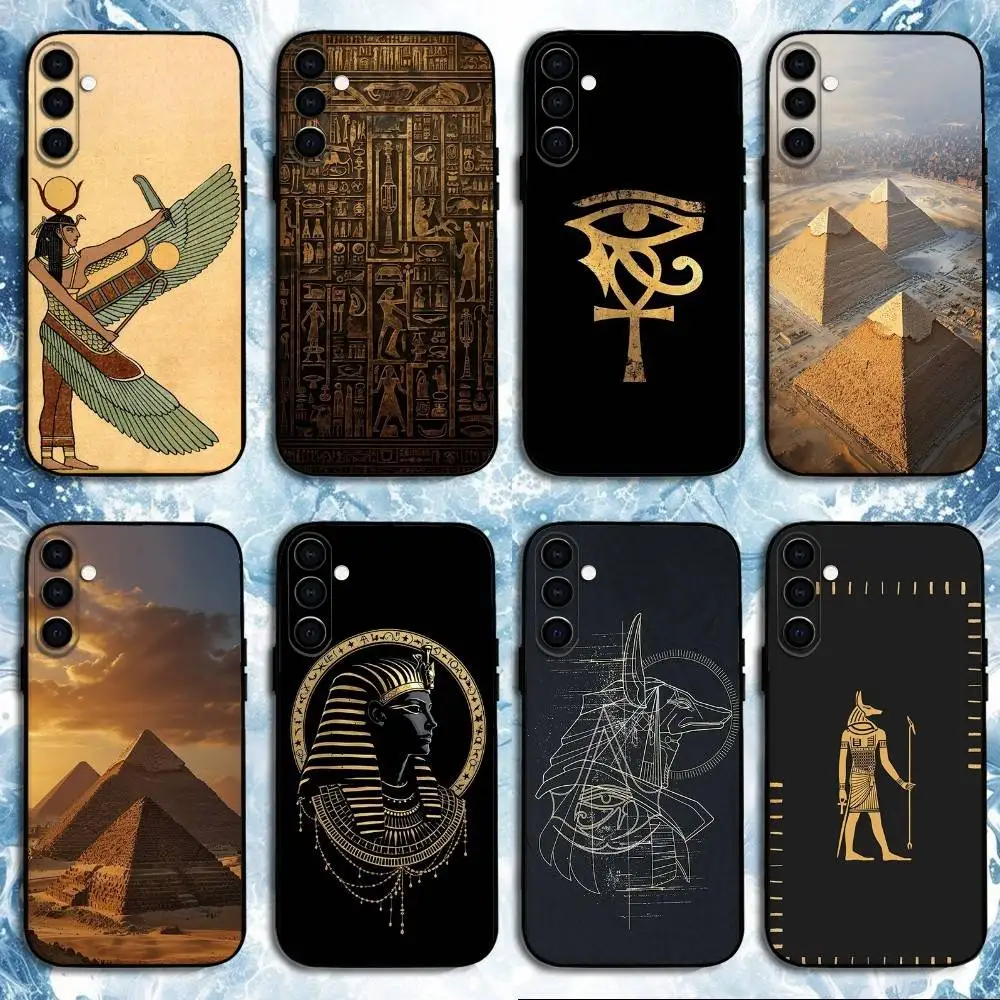 

Art A-Ancient E-Egypt Phone Case For Samsung Galaxy A73,A72,A71,A70,A53,A52,A51,Others Soft Black Shell