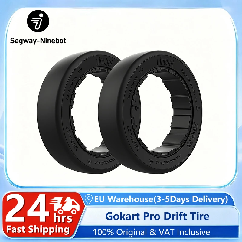 EU-Lager Driftreifen für Ninebot by Segway Go Kart PRO Gokart Kit S-MAX Self Balance Scooter Schnellspann-Sport-Hinterreifen Original