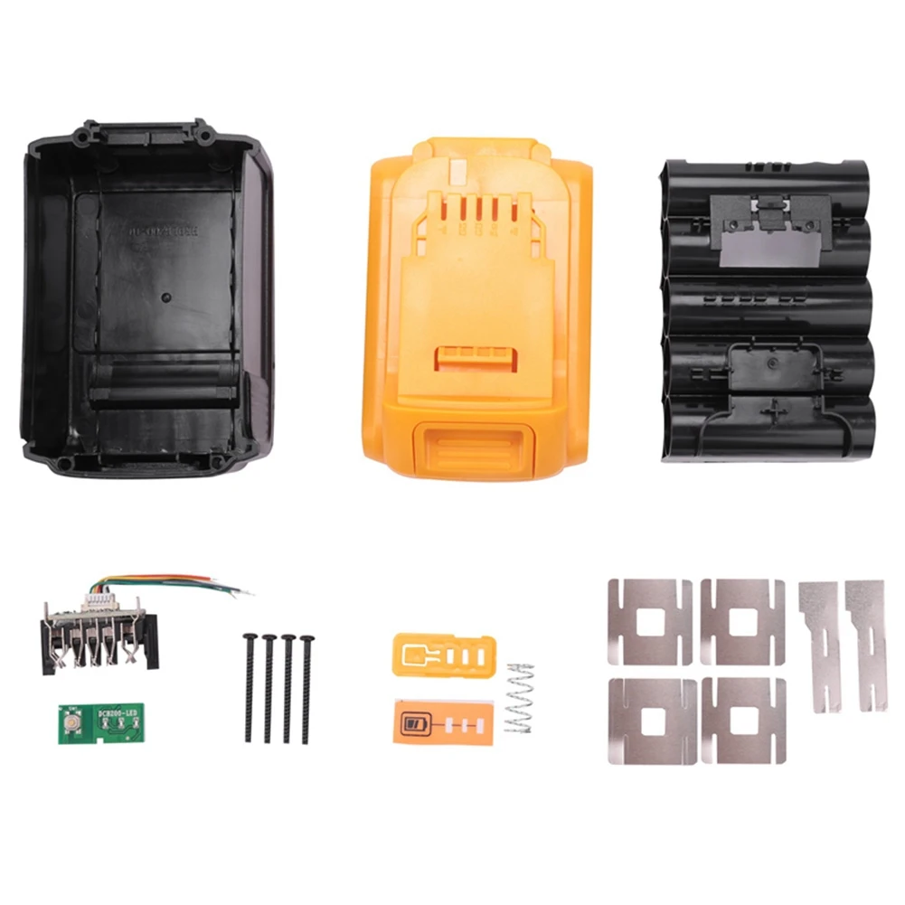 DCB200 Battery Tool Plastic Case PCB Charging Protection Board Circuit Board for Dewalt 18V 20V DCB183 Li-Ion Battery