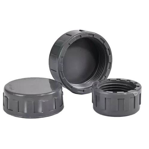 Imagen 2 del producto 1-100 piezas 20-63mm Tapa de extremo hembra de PVC gris, Tapa de drenaje para acuario, Tapa roscada, Conector para tubo de irrigación de jardín, Tapa para tubo de agua