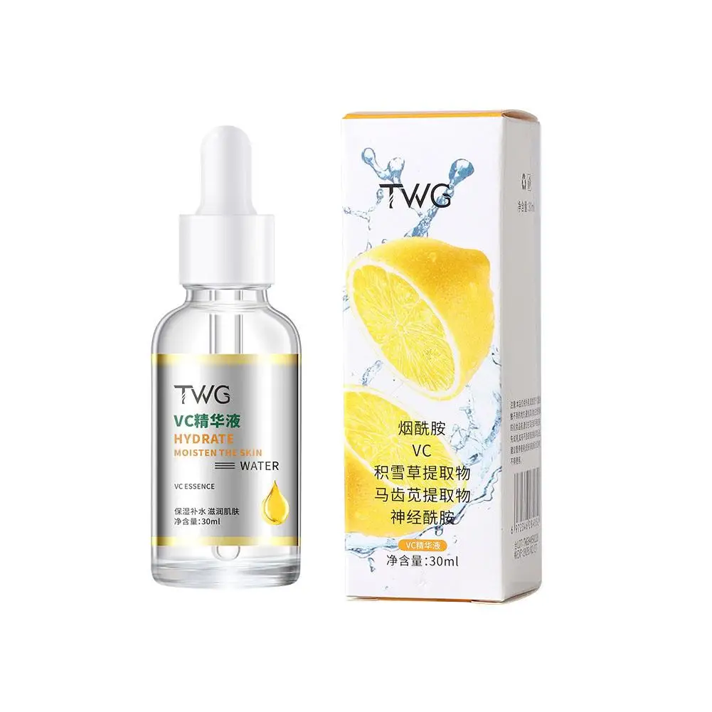 Vitamin C Facial Essence Brightening Skin TONE Fade เกาหลี 30ml ผลิตภัณฑ์ Skin Care Dark Hydration Moisturizing Spots G5D1