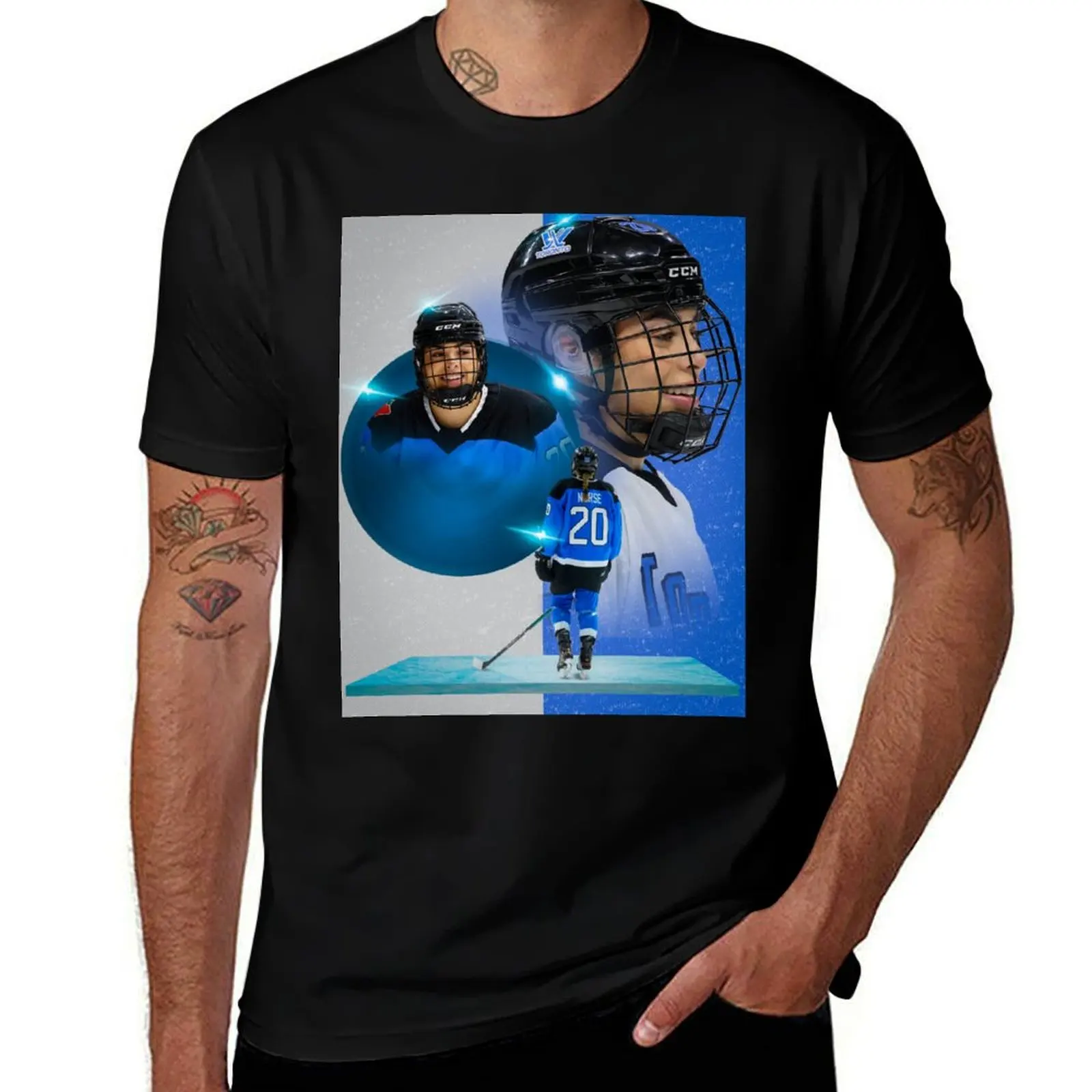 

Sarah Nurse- PWHL Toronto T-Shirt cotton t shirts high quality t shirts for man graphic cars T-Shirt