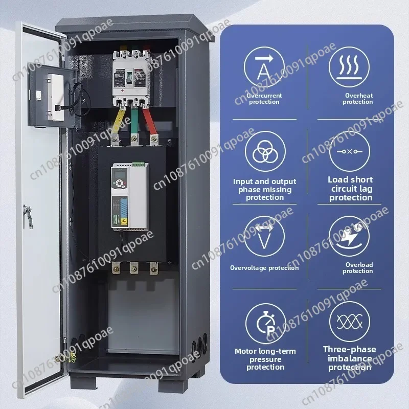 380V Three Phases Motor Soft Starter Built-in Soft Starter 5.5KW 7.5KW Motor Soft Starting Fan Pump Prure Reducer Conveyor