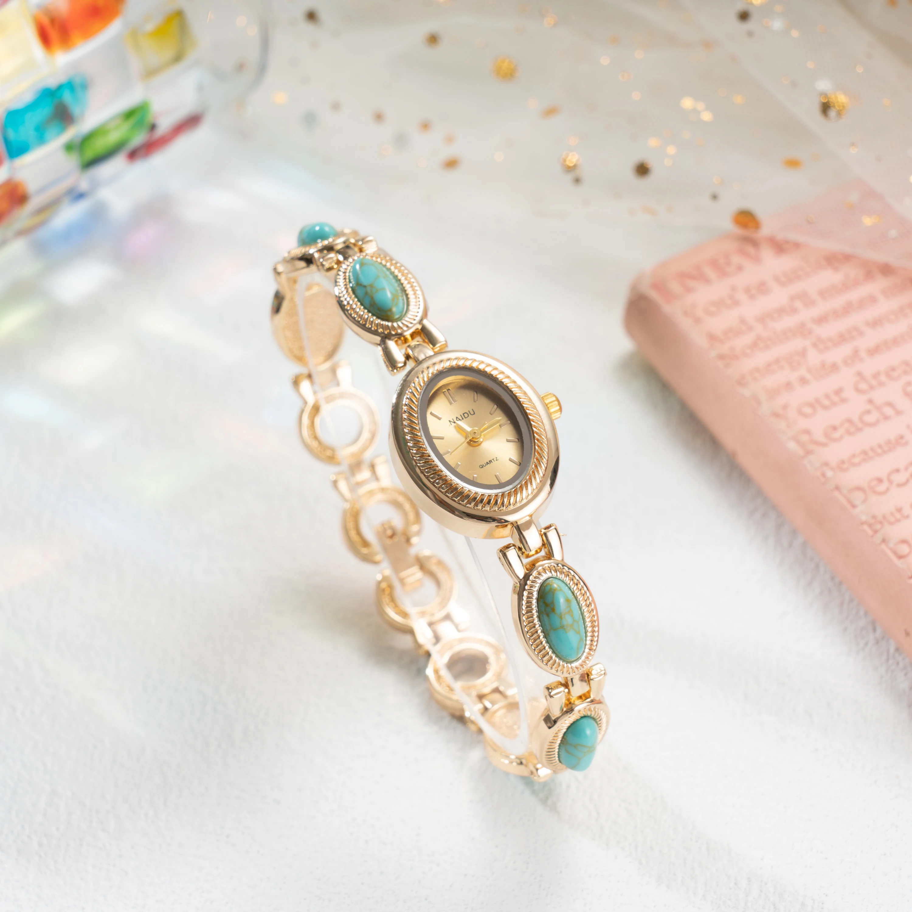 Винтажные роскошные элегантные женские наручные часы, браслет, стильный дизайн, овальный циферблат, женские кварцевые часы часы женские наручные