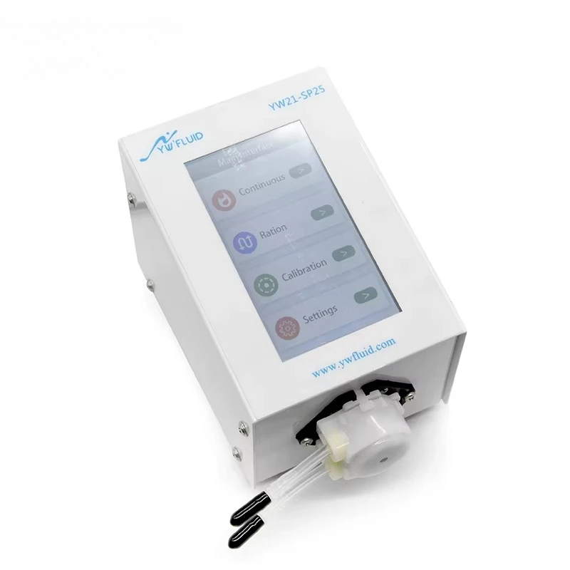 Hot Sale YW21 Touchscreen Adjustable 100-220v Flow Rate 130ml/min Peristaltic Pump for Chemistry Laboratory