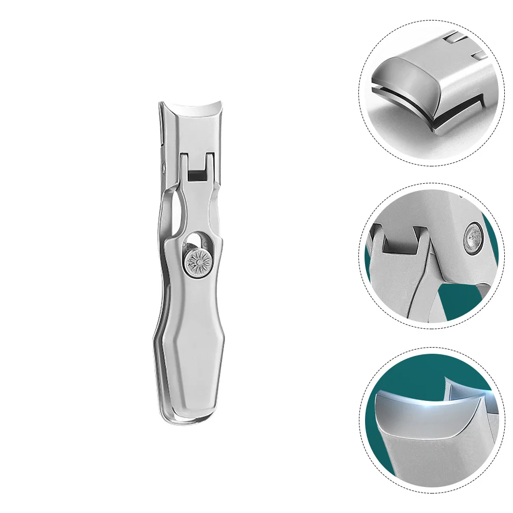 

Nail Trimmer Anti-Splash Design Stainless Steel Portable For Travel Home Use Multi-Function Nail Clipper Cutter Tool