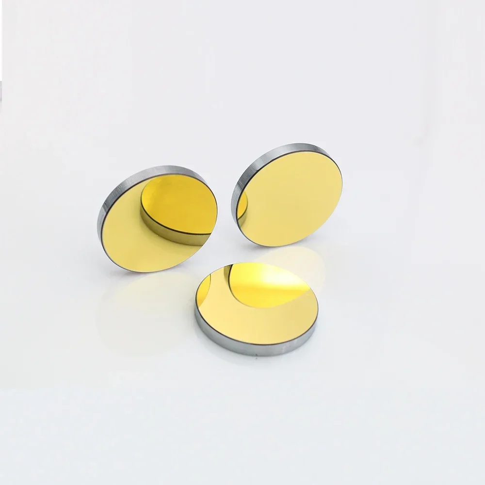 HAOJIAYI 3 قطعة ليزر Co2 Si مرايا عاكسة 25 مللي متر للنقش بالليزر عدسات عاكسة السيليكون المطلية بالذهب #4