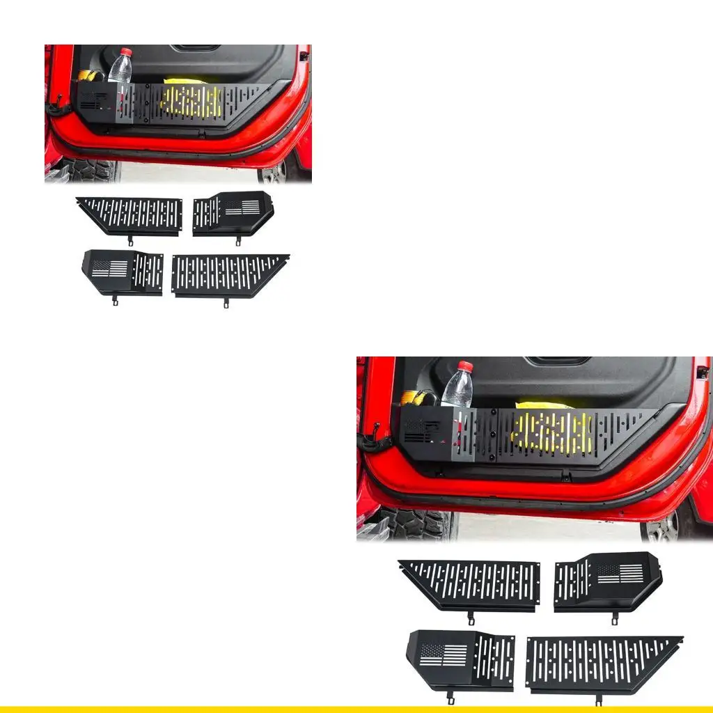 

SZCH Premium Metal Door Side Compartment Storage Box Container 2L Capacity For SUV Easy Assembly No equipment Needed