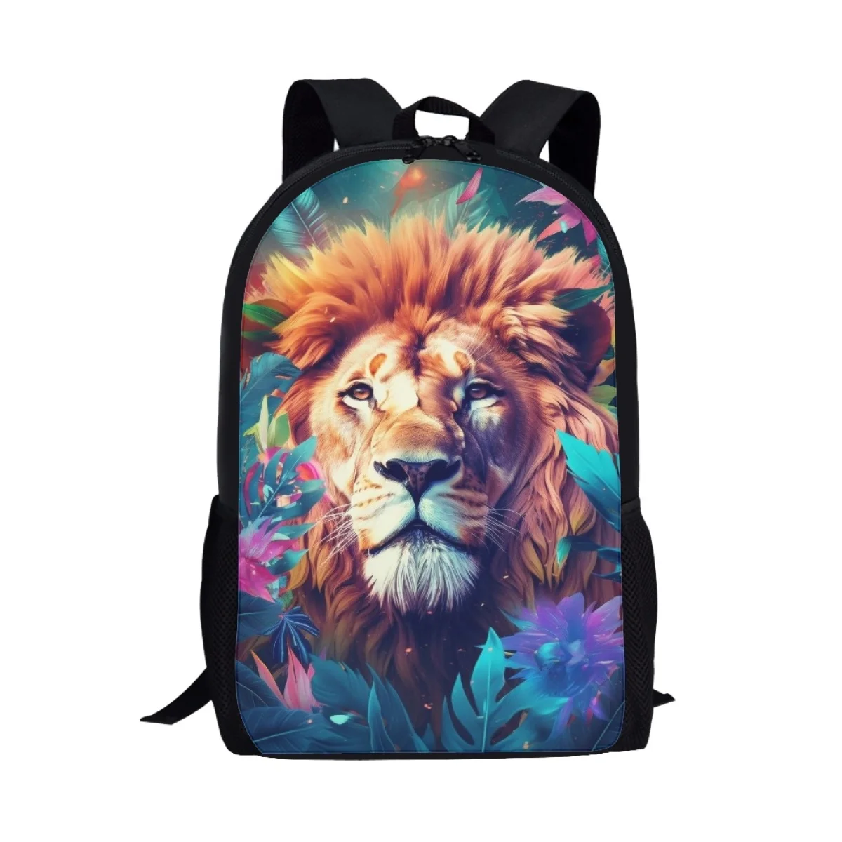 

Funny 3D Lion Print 16" Backpack Children School Bags Kids Backpack for Girls Boys Bookbag Teenager Student Backpacks Schoolbag