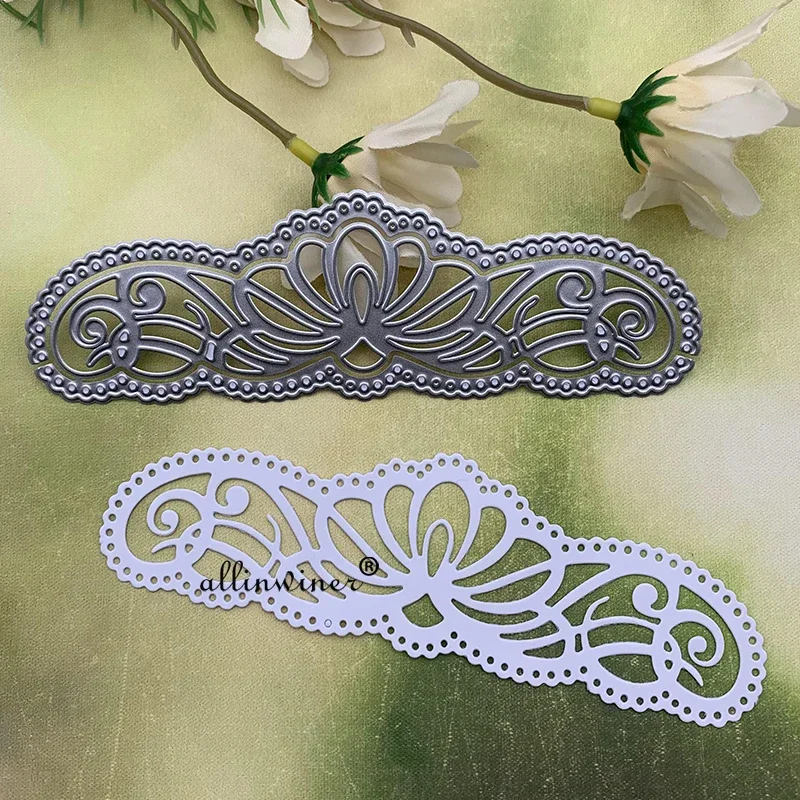 Spitzenblumen-Dekorations-Metallstanzformen für DIY-Scrapbooking, Alben, Papierkarten, Dekorative Handarbeiten, Prägestanzformen
