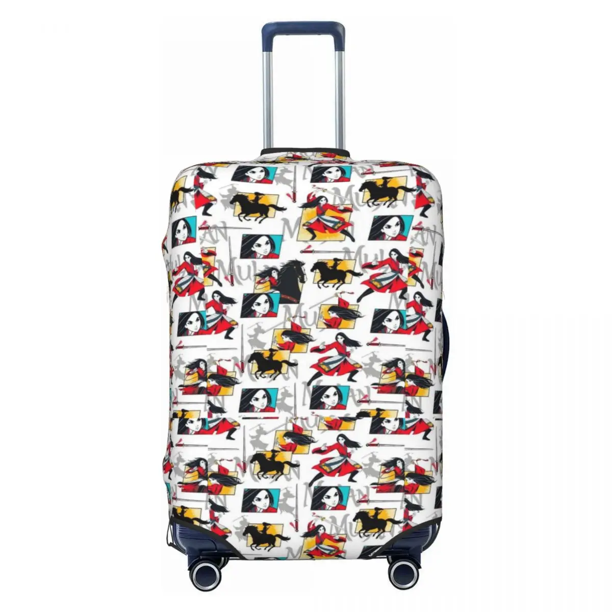 

Custom Mulan Luggage Cover Funny Suitcase Protector Covers Suit For 18-32 inch