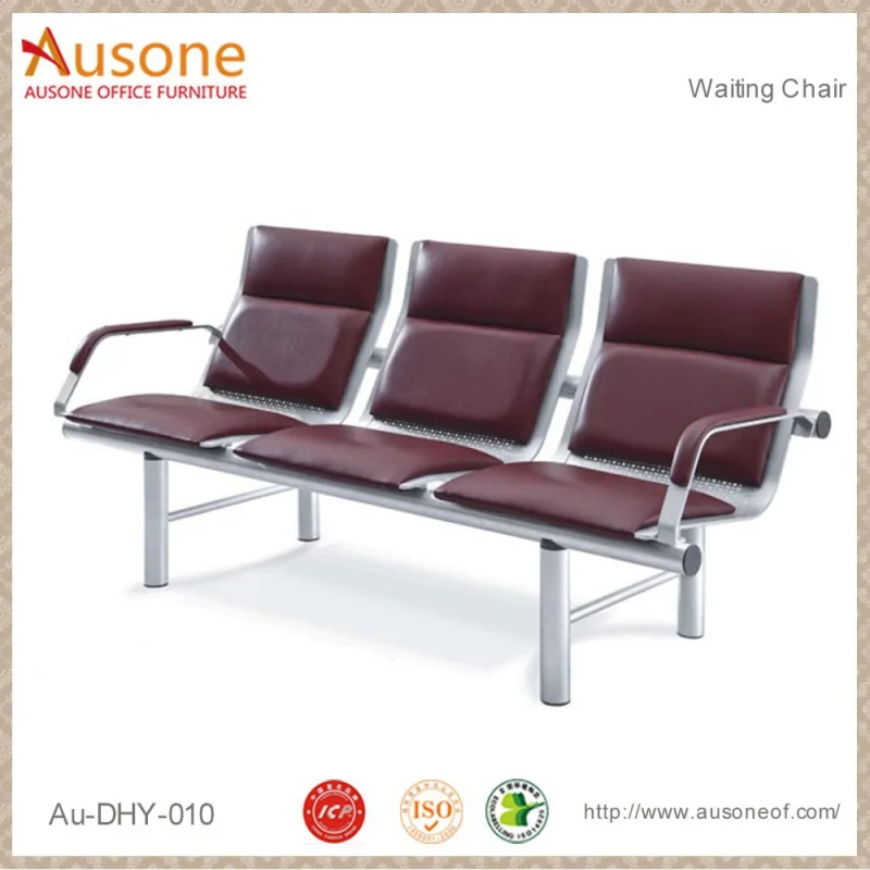 custom.Durable Waiting Chair Office, Public Seating, Three Seaters