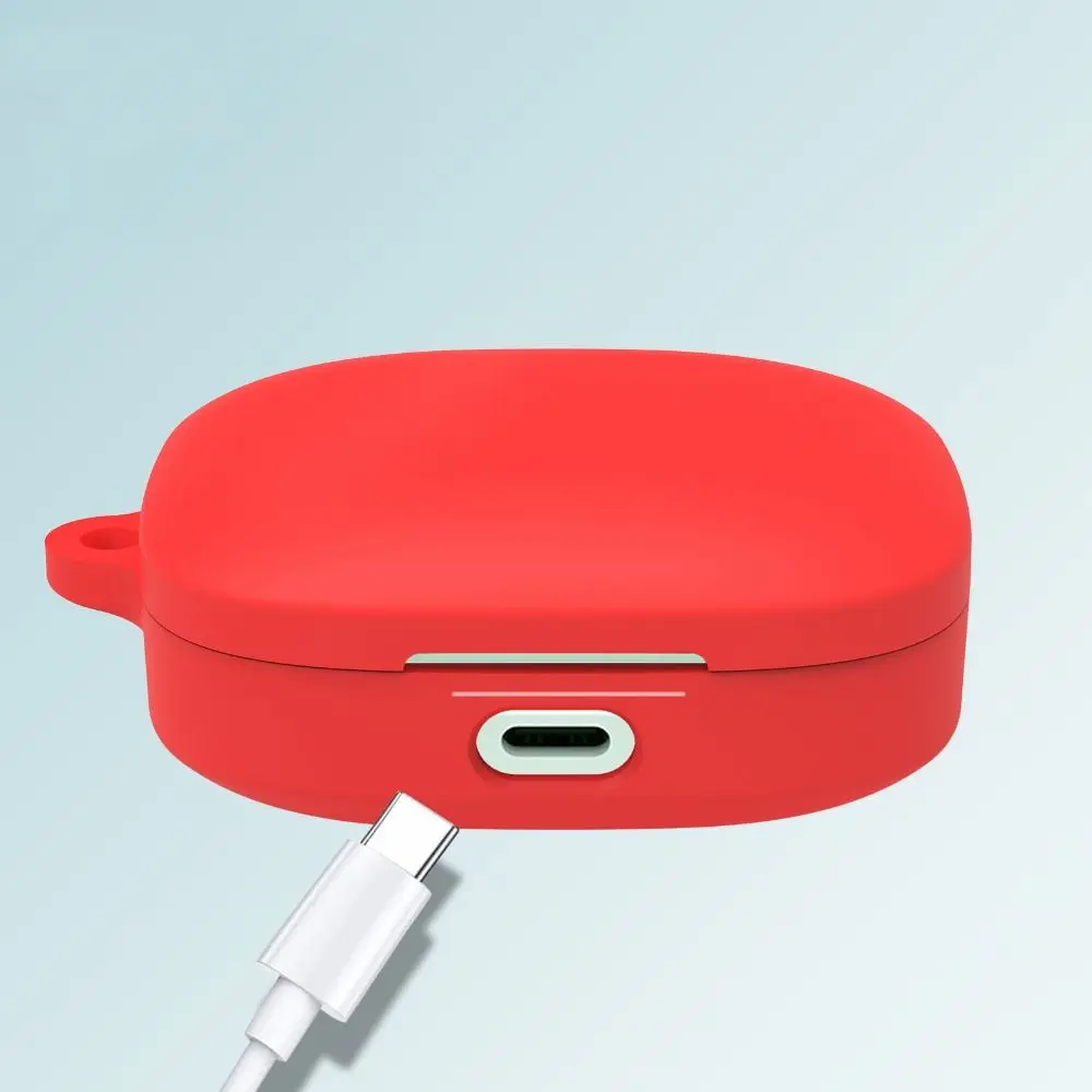 

Soft Silicone Protective Case Shockproof Anti-Scratch Protector With Hook Cover Shell for Redmi Buds 7S Headphone Accessories