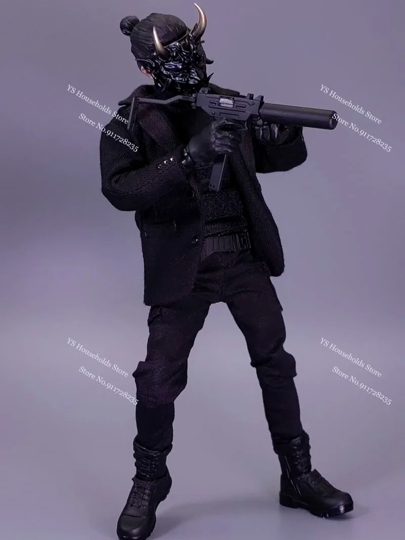 Brinquedo Arma Mini Soldado, Homem das Forças Especiais, Ferramentas Militares, Acessório de Cena, Figura de Ação 6 ", Modelo UZI 1/12, 1Pc