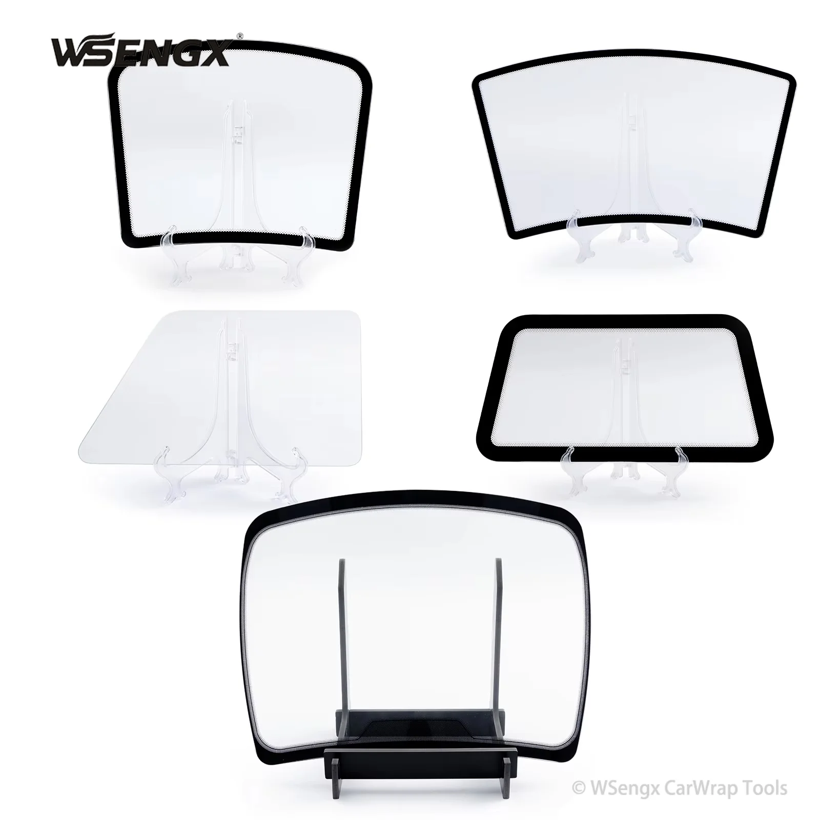 

WSengx Window Tint Display Automotive Glass Display Model Solar Film Explosion Proof Film Effect Display Demonstration