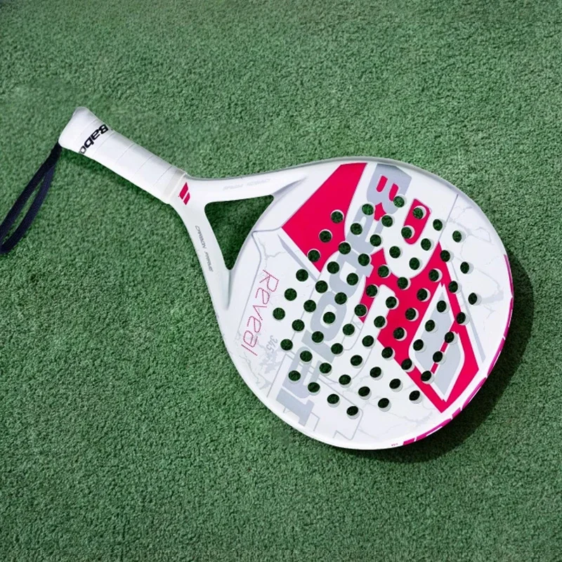 PADEL de raqueta de tenis con jaula de placa Baiboli Universal de fibra de carbono para hombres y mujeres