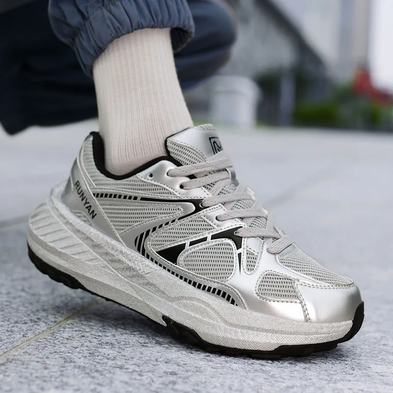 

Road Running Shoes for Men Air Cushion Outdoor Sport Shoes Male Trainers Summer Jogging Shoes