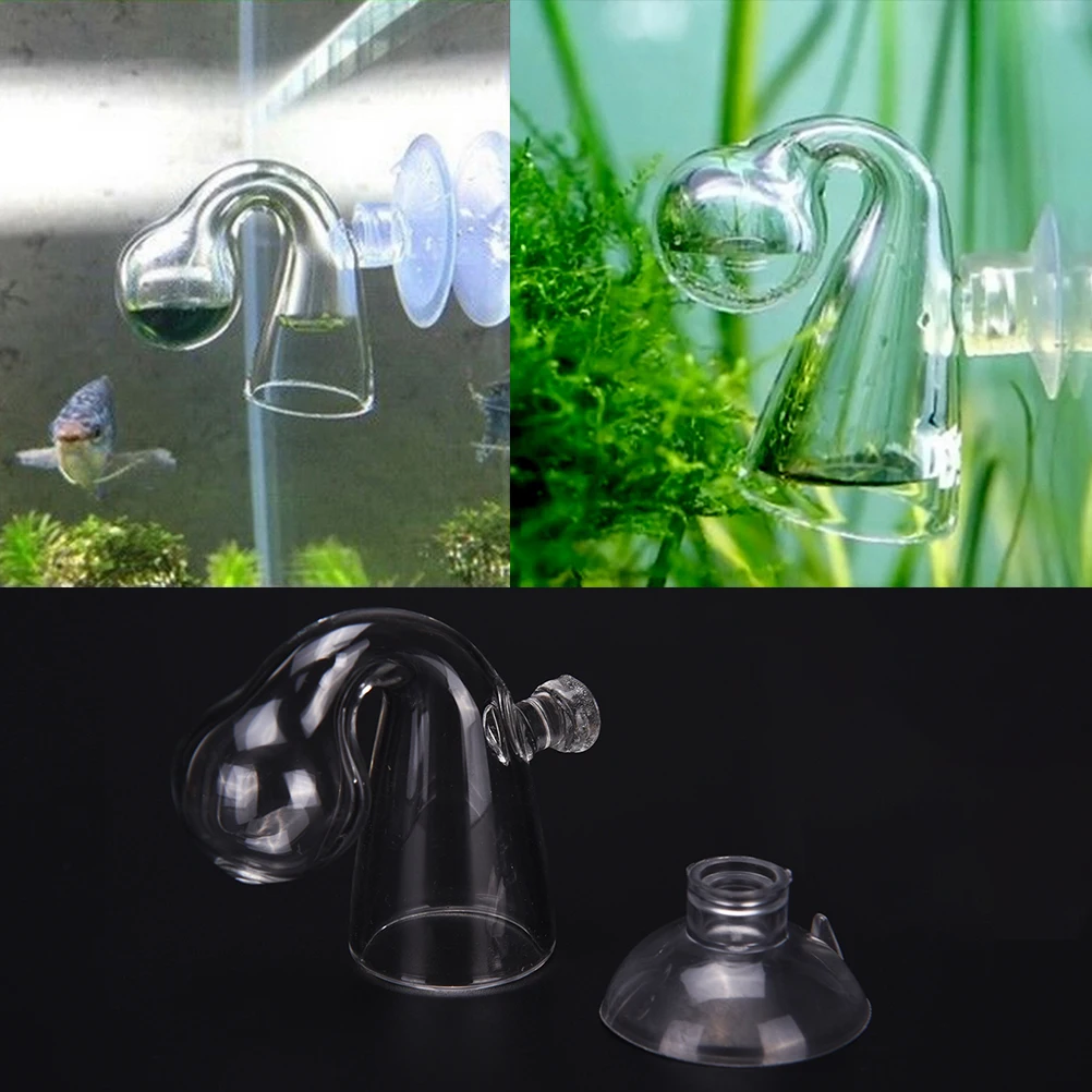 Fish Tank CO2 Diffuse Glass Drop Checker For Monitor Tester Aquarium Plant Accessory