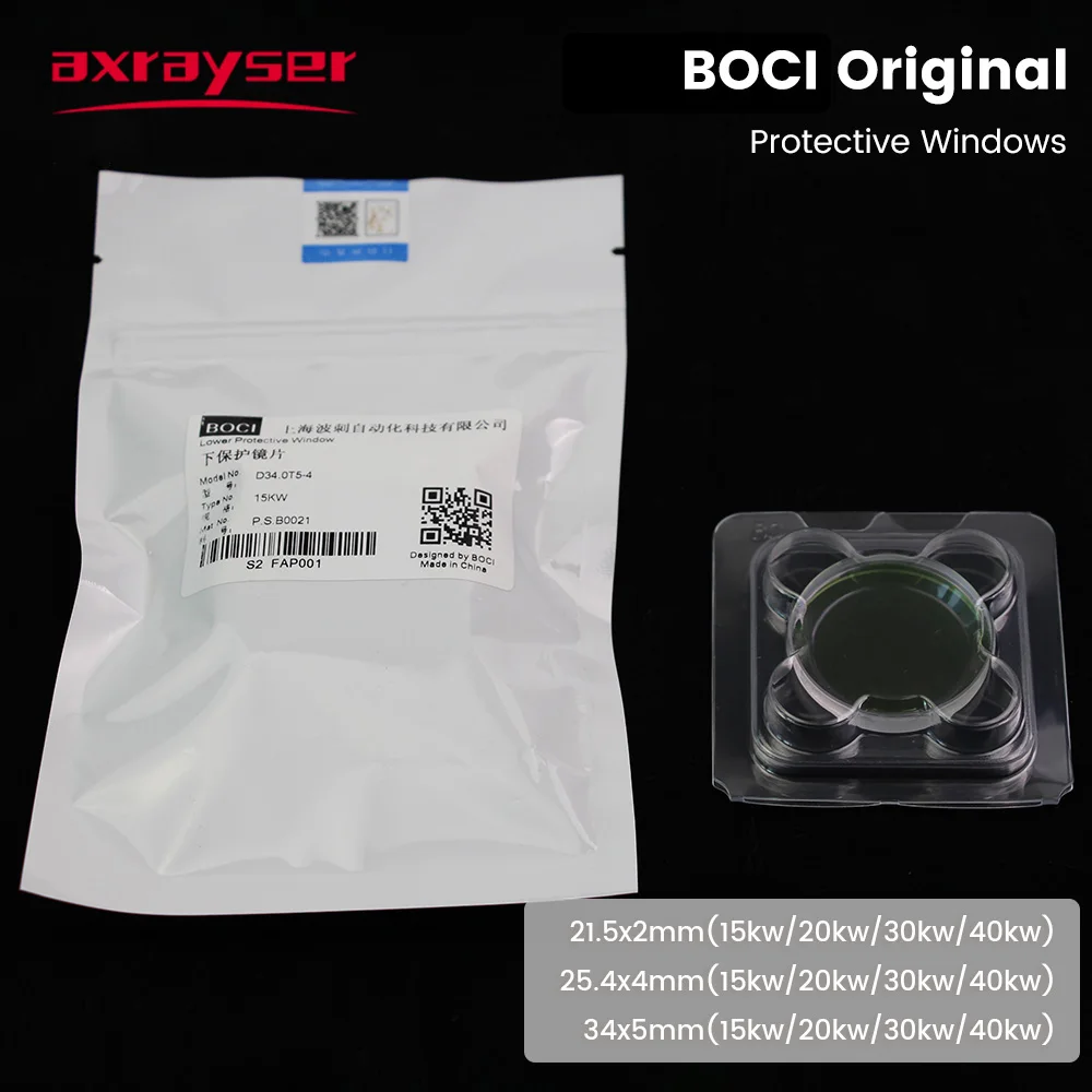 Imagem -05 - Boci-fibra Original Laser Janelas Protetoras para Boci Cabeça de Corte 34x5 215x2 254x4 20kw 30kw Blt641 421 831