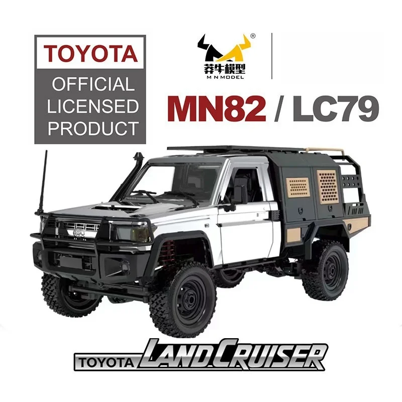 2024 Hot Mn82s Rc 1:12 Full Scale 2.4g Four-Wheel Drive Pickup Truck Cross-Country Remote Control Climbing Car Christmas Gifts