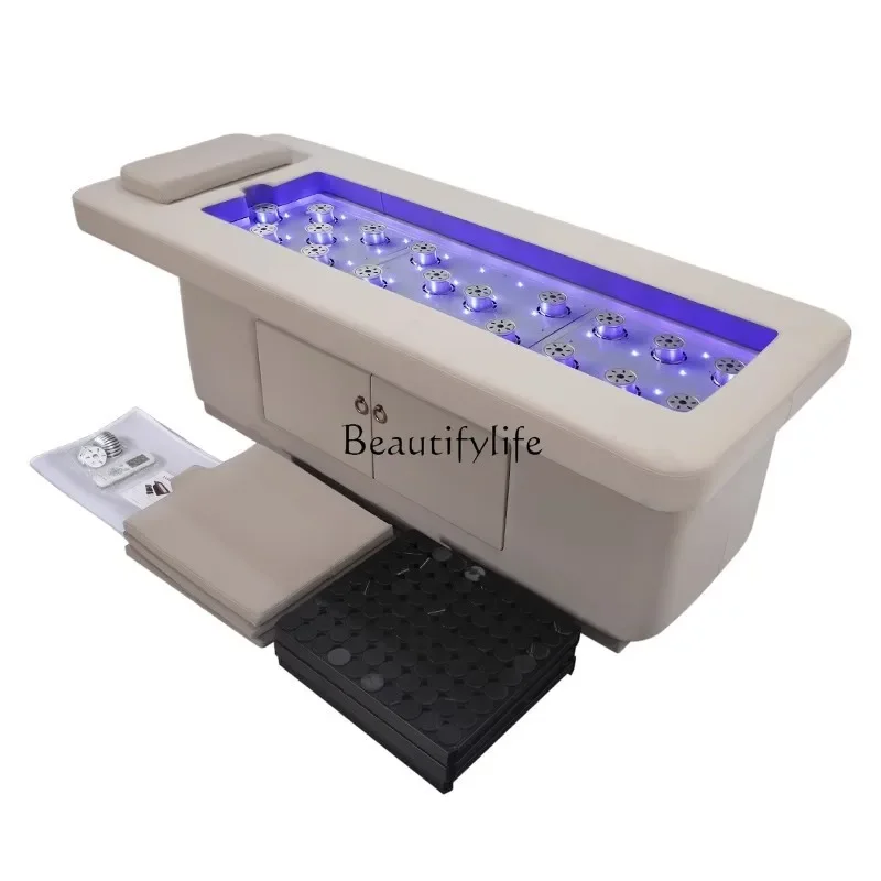 

Beauty Salon Dedicated Intelligent Solid Wood Smoke-Free Moxibustion Bed Traditional Chinese Medicine Physiotherapy Bed