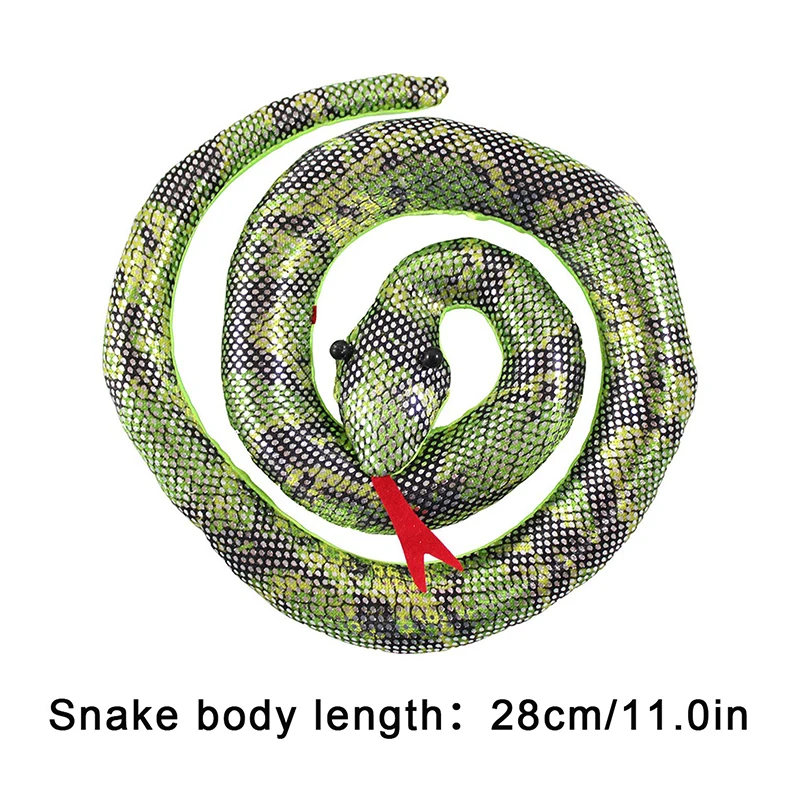 Snake Coiled Sand Filled Animal Toy Various Simulation Snake Plush Heavy Weighted Sandbag Animal Plush Bean Bag Toss Joking Doll