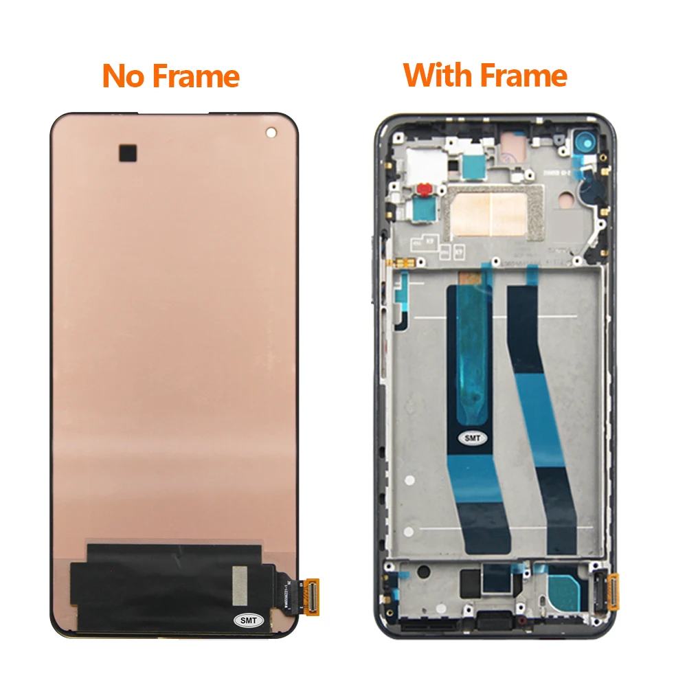 Amoled For Xiaomi Mi 11Lite 5G LCD Display Touch Screen Digitizer Assembly Panel Replacement Parts M2101K9G M2101K9C M2101K9R