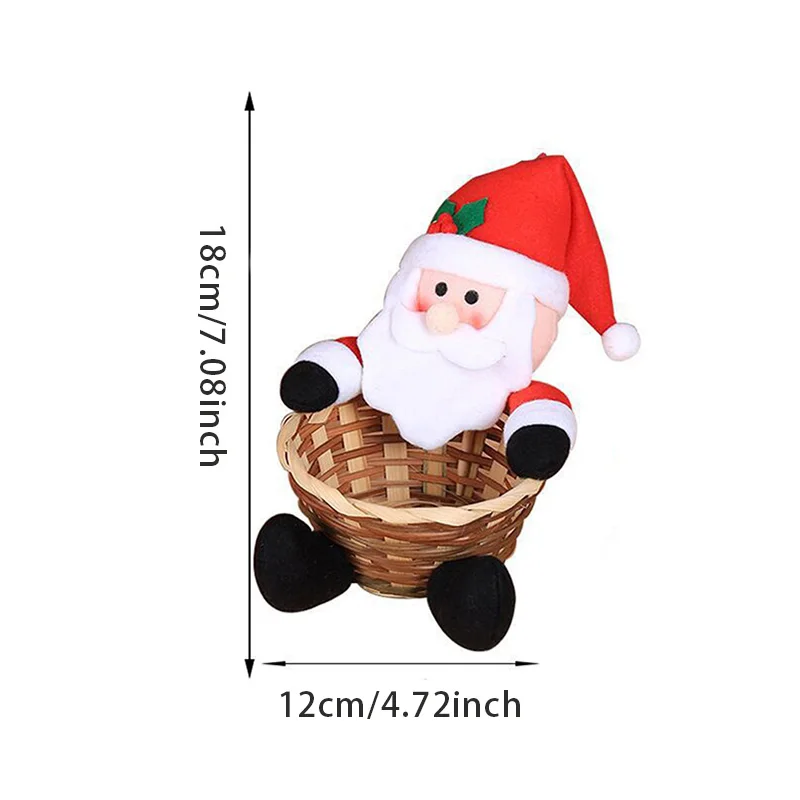 1PC Weihnachten Dekoration Candy Korb Weihnachten Tisch Dekoration Kinder Candy Korb Weihnachten Dekoration Kleine Candy Box – Detail 3