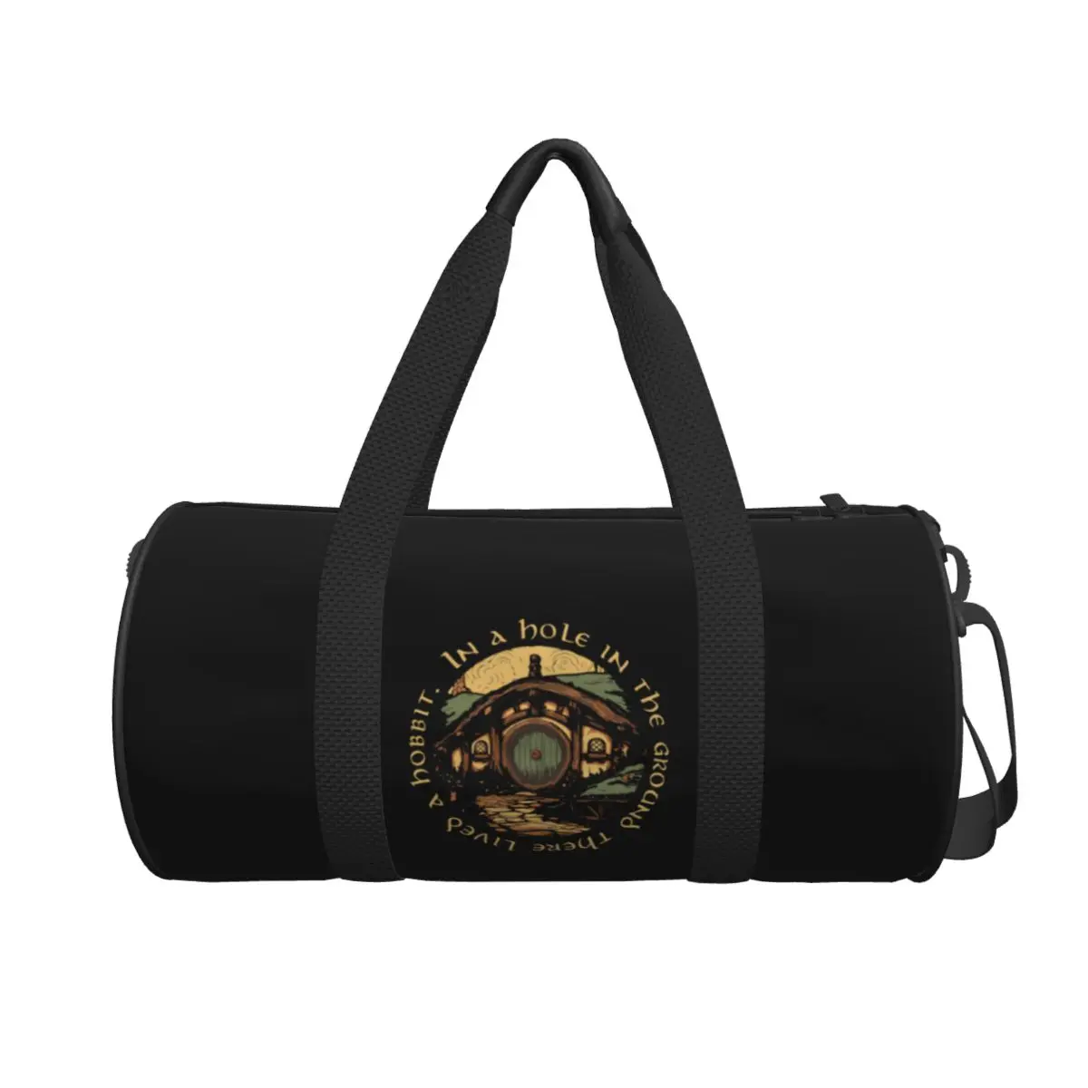 

В отверстии в земле Большая спортивная сумка Lived A Hobbit Многофункциональная дорожная сумка Duffle Сумки Сумка для фитнеса