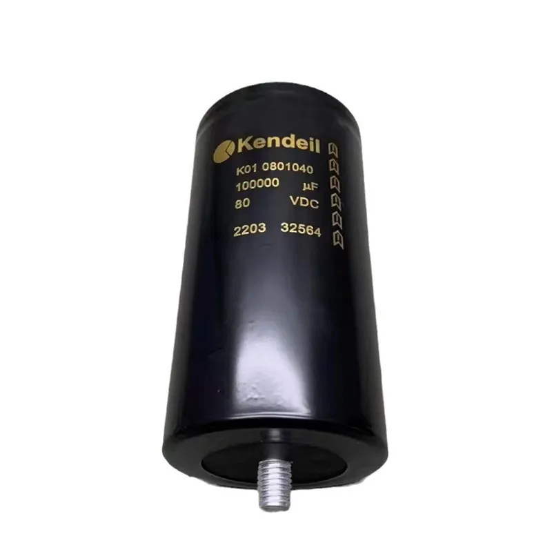 Kendeil K01 Series 80VDC 100000UF original 80V100000UF screw pin converter electrolytic capacitor