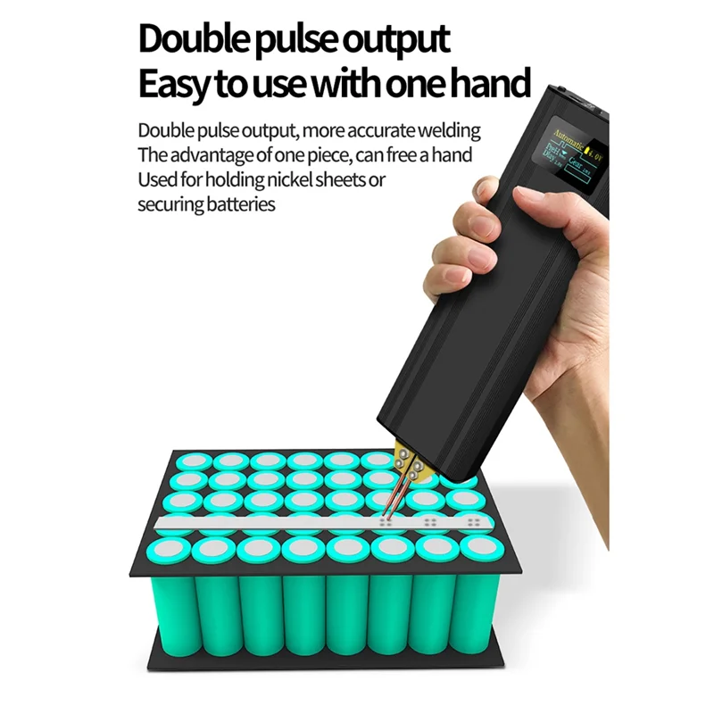 

BOFO 1Set Dual-Pulse Mobile Phone Battery Cell 18650 Lithium Battery Spot Welder Portable