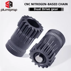 Engranaje endurecido de Doble accionamiento RNC, cadena a base de nitrógeno, Kit de engranajes de extrusora Nano recubiertos, actualización para extrusora DDE Voron0 M4 2,4